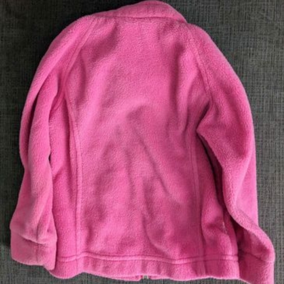 Columbia pink toddler fleece zip up 2t - Picture 3 of 3